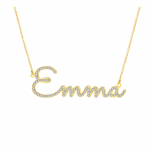 Crystal Name Necklace