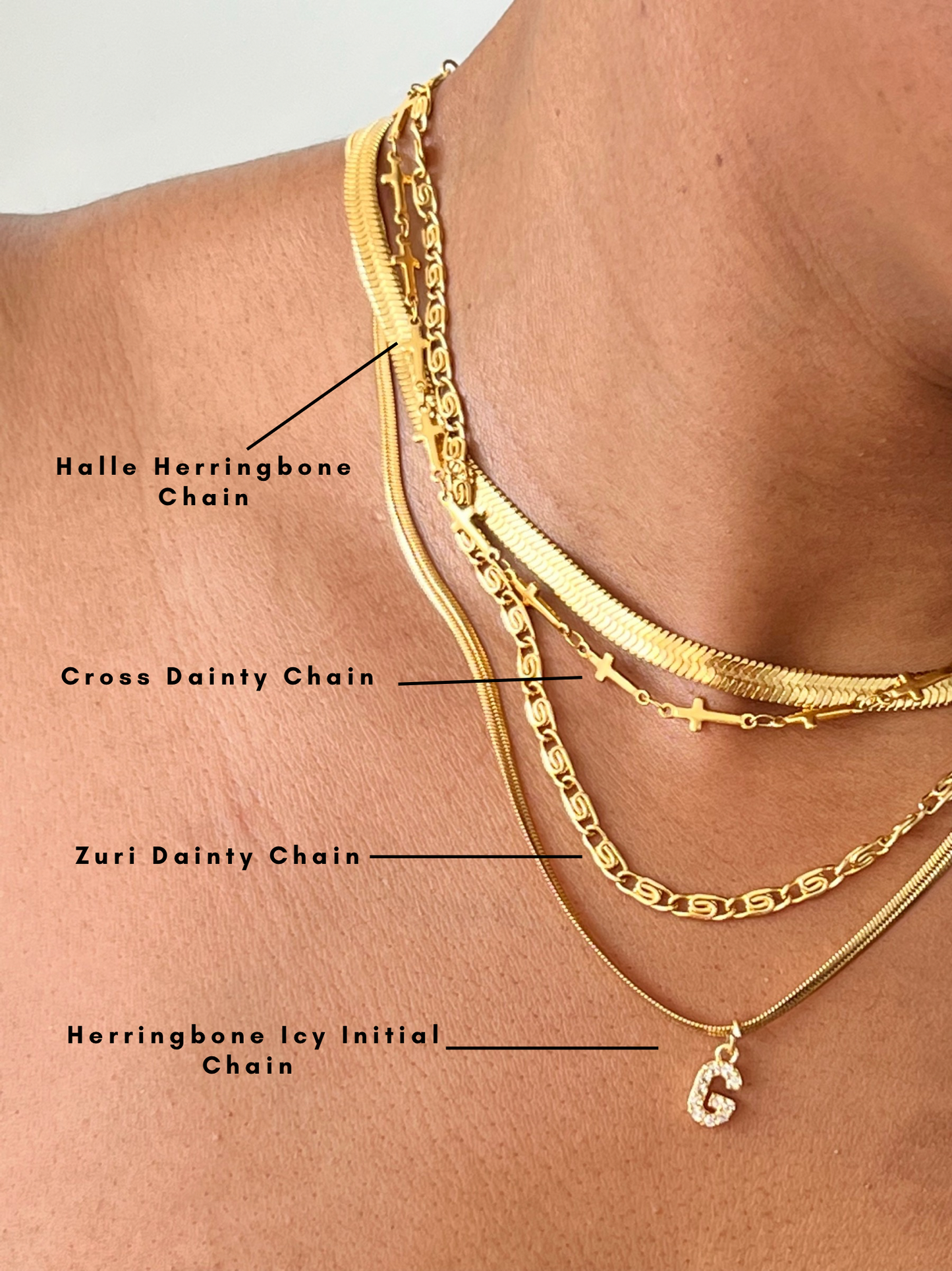 Halle Herringbone Chain
