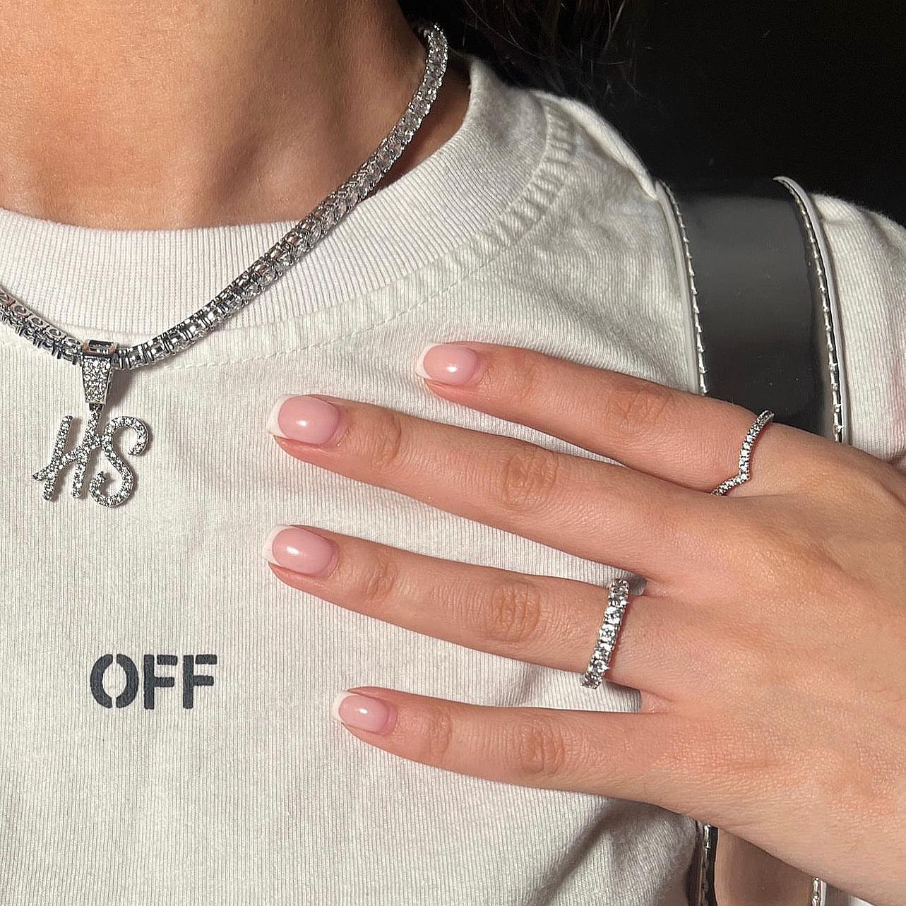 Icy Font Necklace